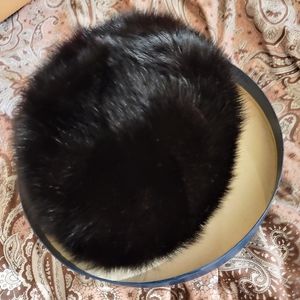 Vintage fur hat 1960s